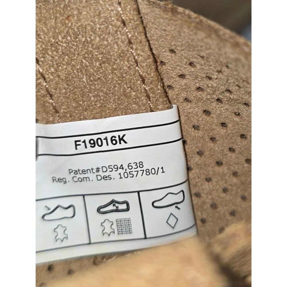 UGG Classic Unlined Mini Perf Boots Tawny Suede Perforated Women’s Size 7